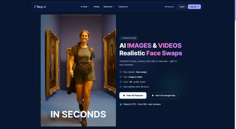 facy.ai faceswap tool
